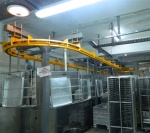 Phosphating and Washing Lines with Overhead Conveyor Hooks